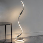 76395 Aria LED 1 Light Floor Lamp Chrome Acrylic