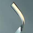 76395 Aria LED 1 Light Floor Lamp Chrome Acrylic