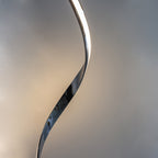 76395 Aria LED 1 Light Floor Lamp Chrome Acrylic
