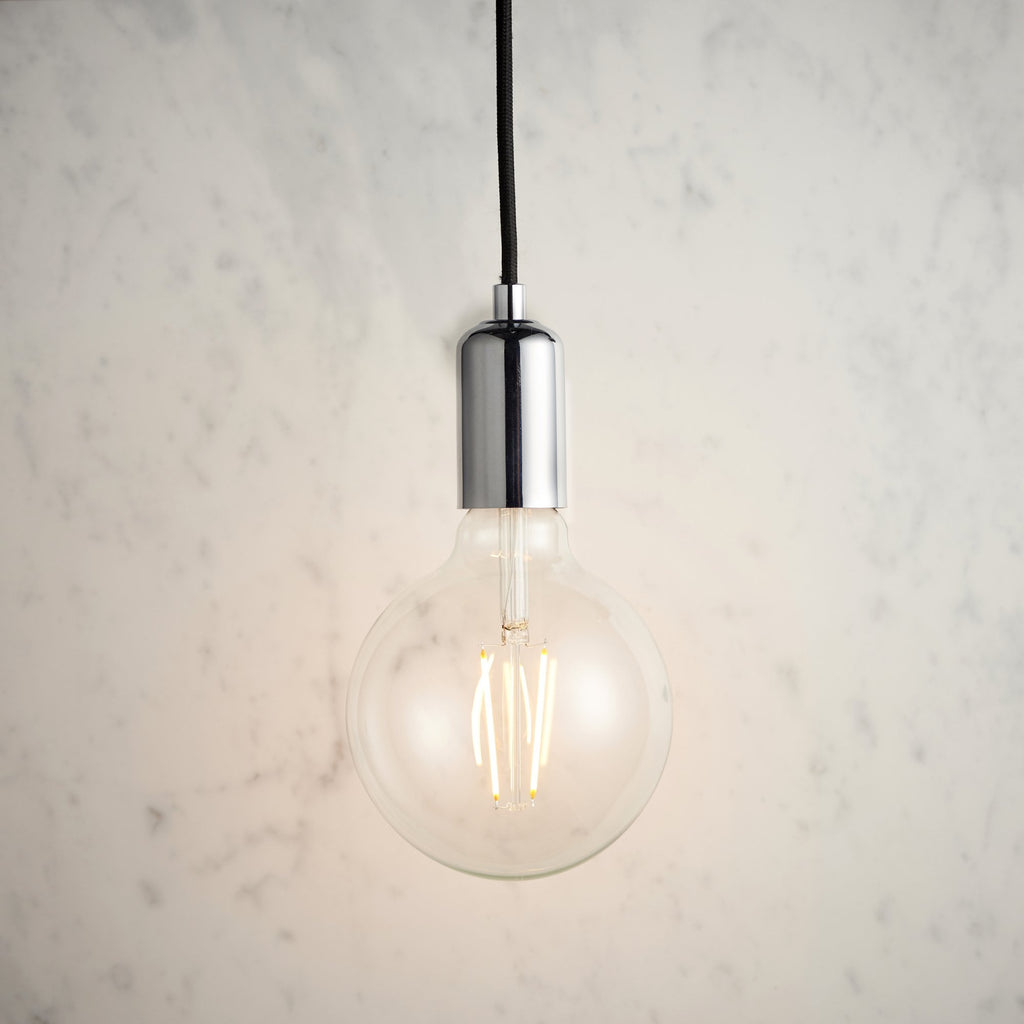 76573 Studio 1 Light Pendant Chrome