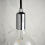 76573 Studio 1 Light Pendant Chrome
