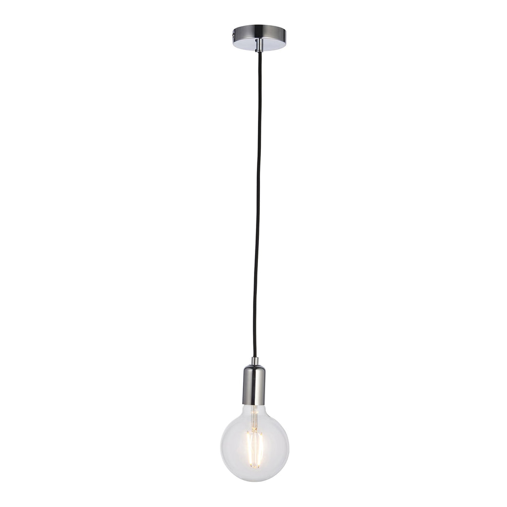76573 Studio 1 Light Pendant Chrome