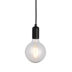 76581 Studio 1 Light Pendant Black (S)