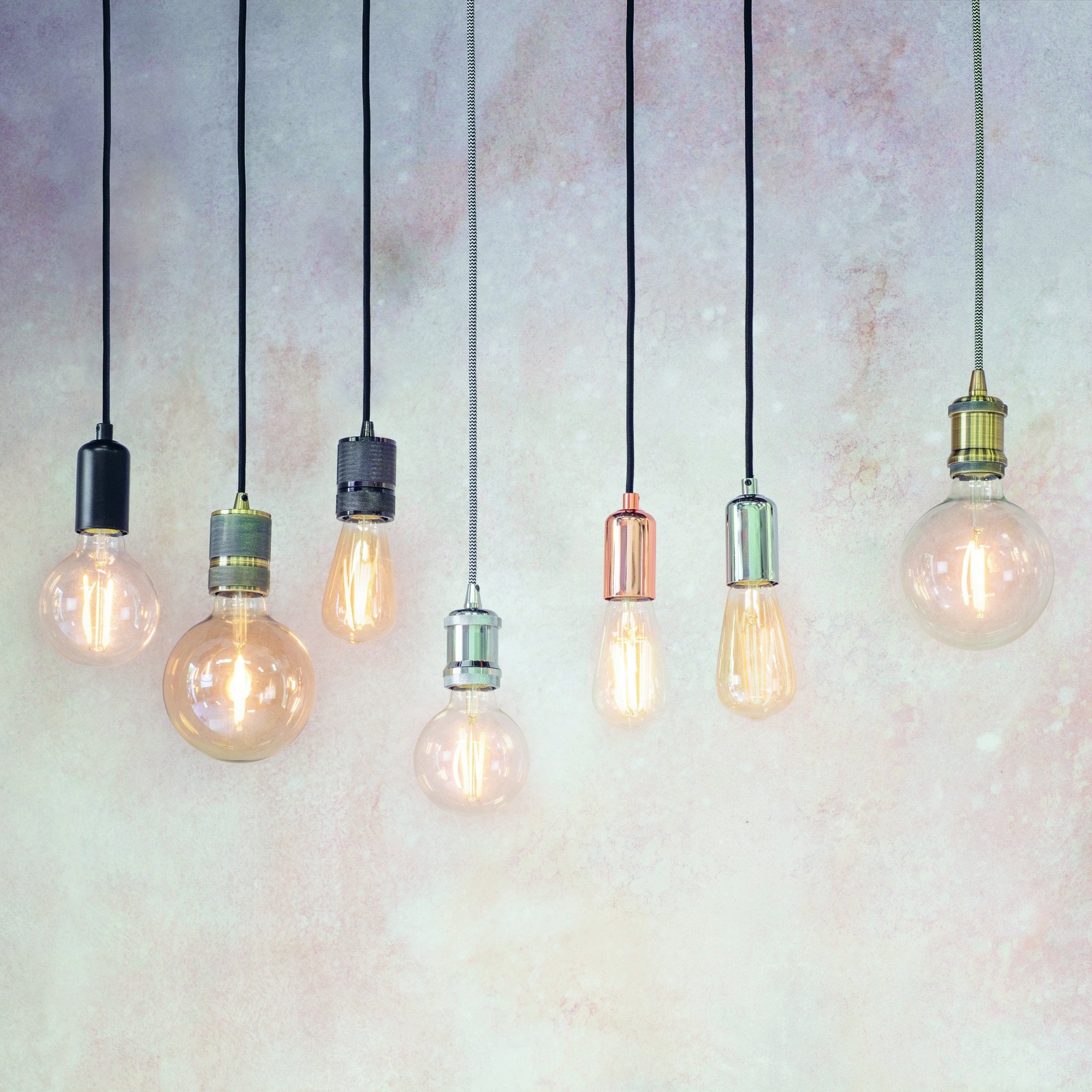 76581 Studio 1 Light Pendant Black (S)