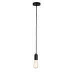 76581 Studio 1 Light Pendant Black (S)