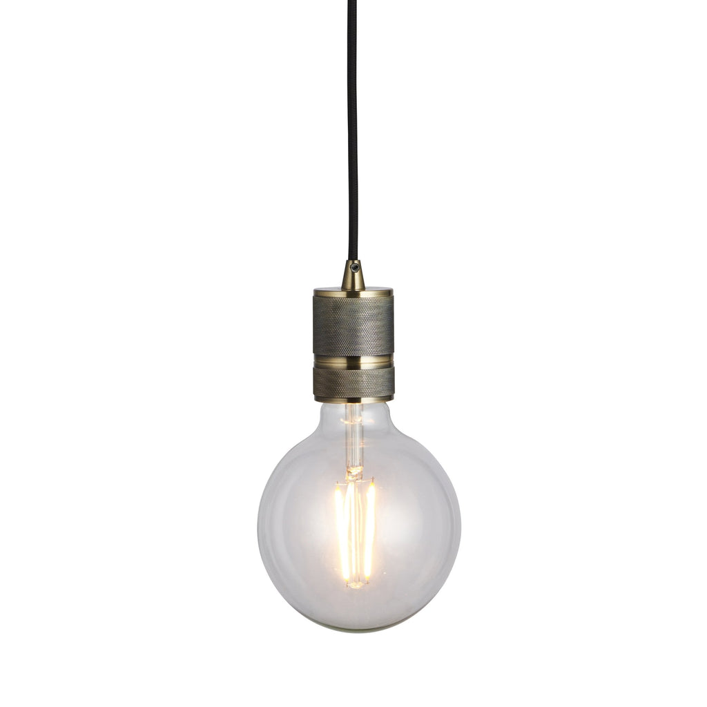 76587 Urban 1 Light Pendant Brass