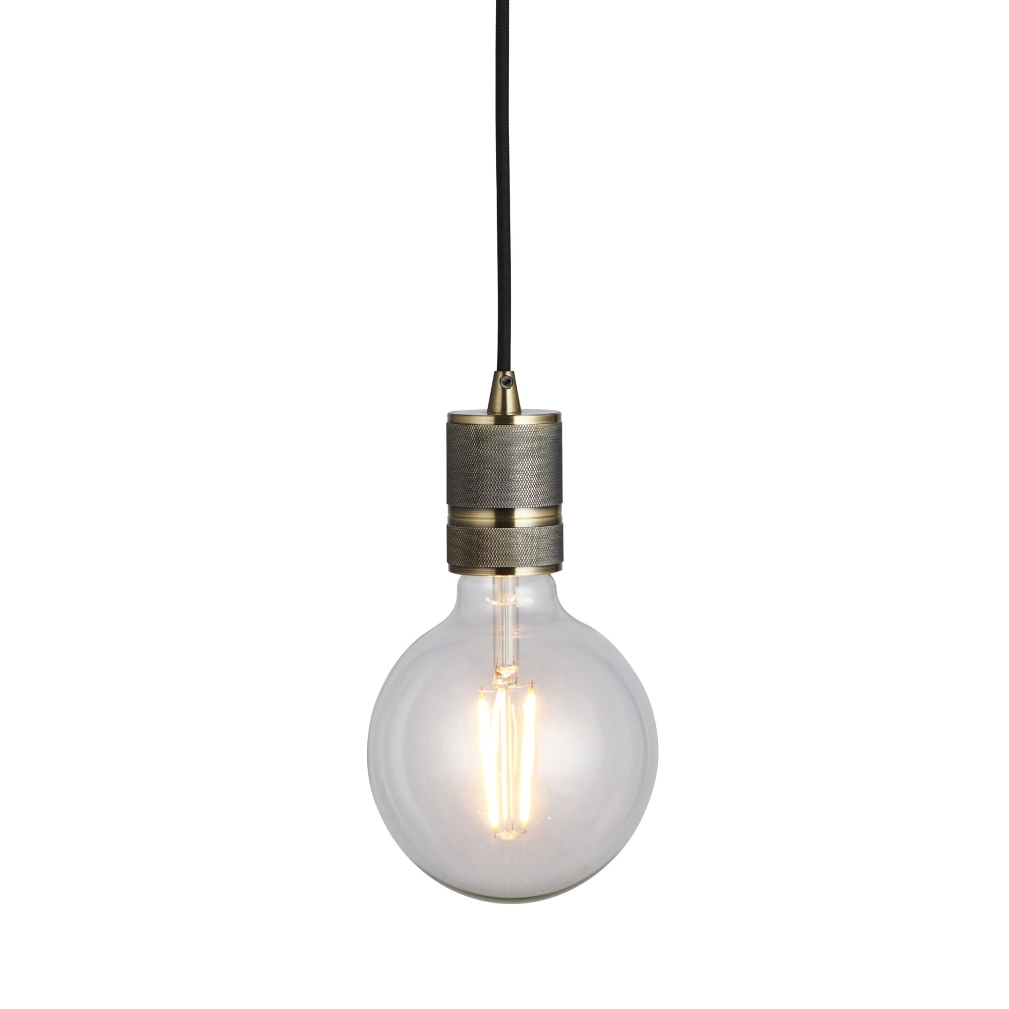76587 Urban 1 Light Pendant Brass