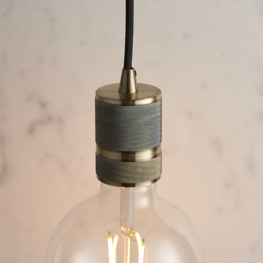 76587 Urban 1 Light Pendant Brass