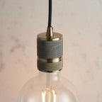 76587 Urban 1 Light Pendant Brass