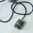 76587 Urban 1 Light Pendant Brass