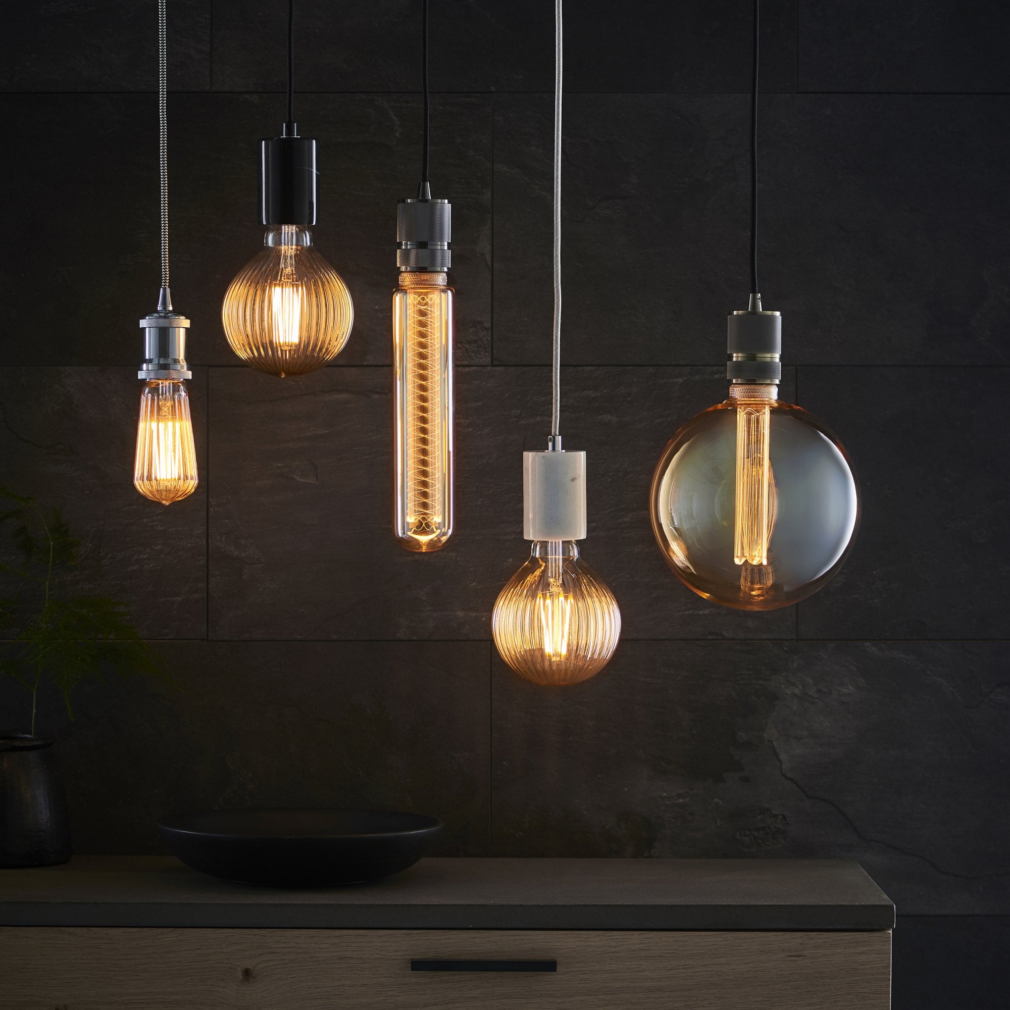 76587 Urban 1 Light Pendant Brass