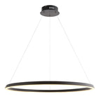 80628 Staten LED 1 Light Pendant Black White