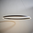 80628 Staten LED 1 Light Pendant Black White