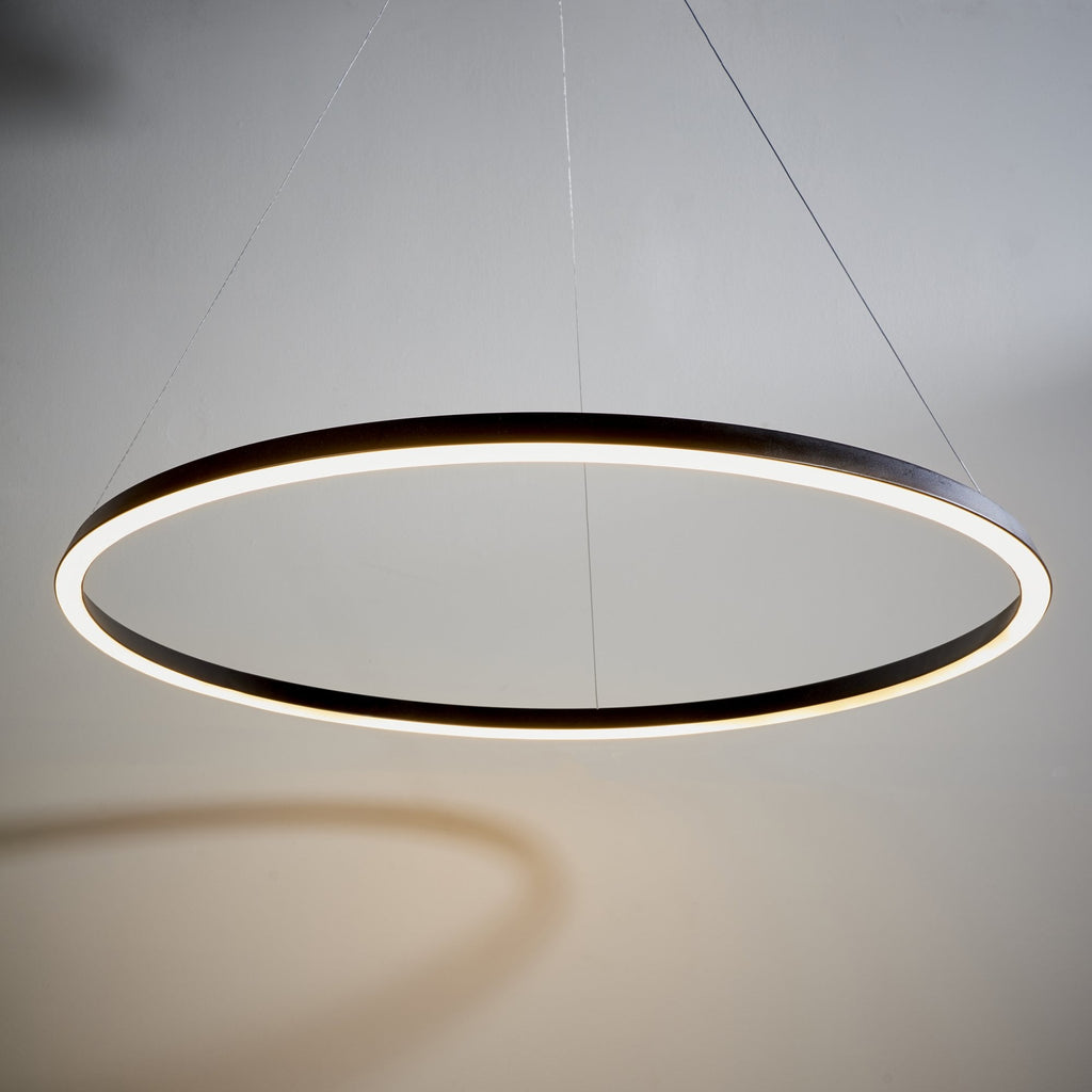 80628 Staten LED 1 Light Pendant Black White