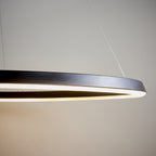 80628 Staten LED 1 Light Pendant Black White