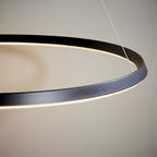 80628 Staten LED 1 Light Pendant Black White
