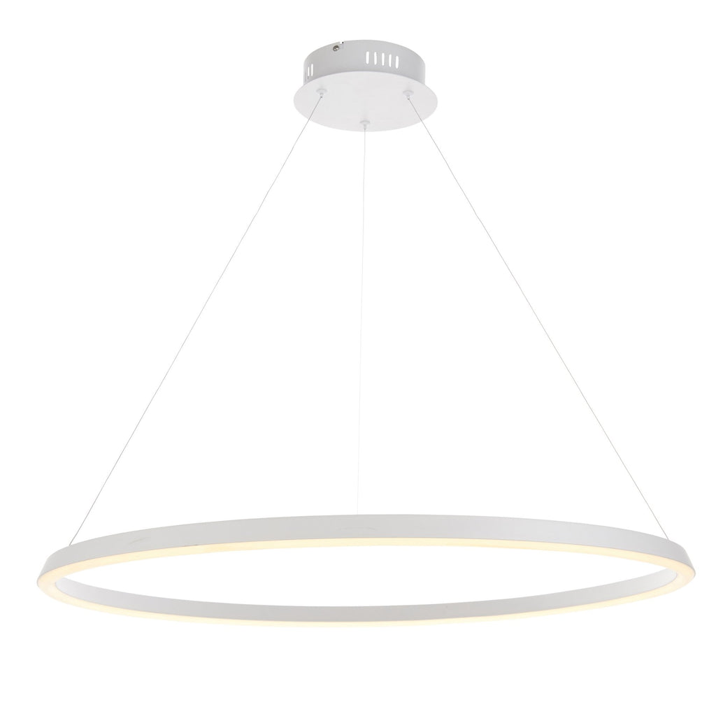 80629 Staten LED 1 Light Pendant White