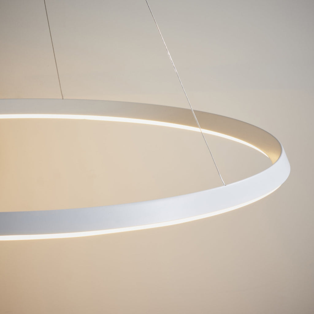80629 Staten LED 1 Light Pendant White