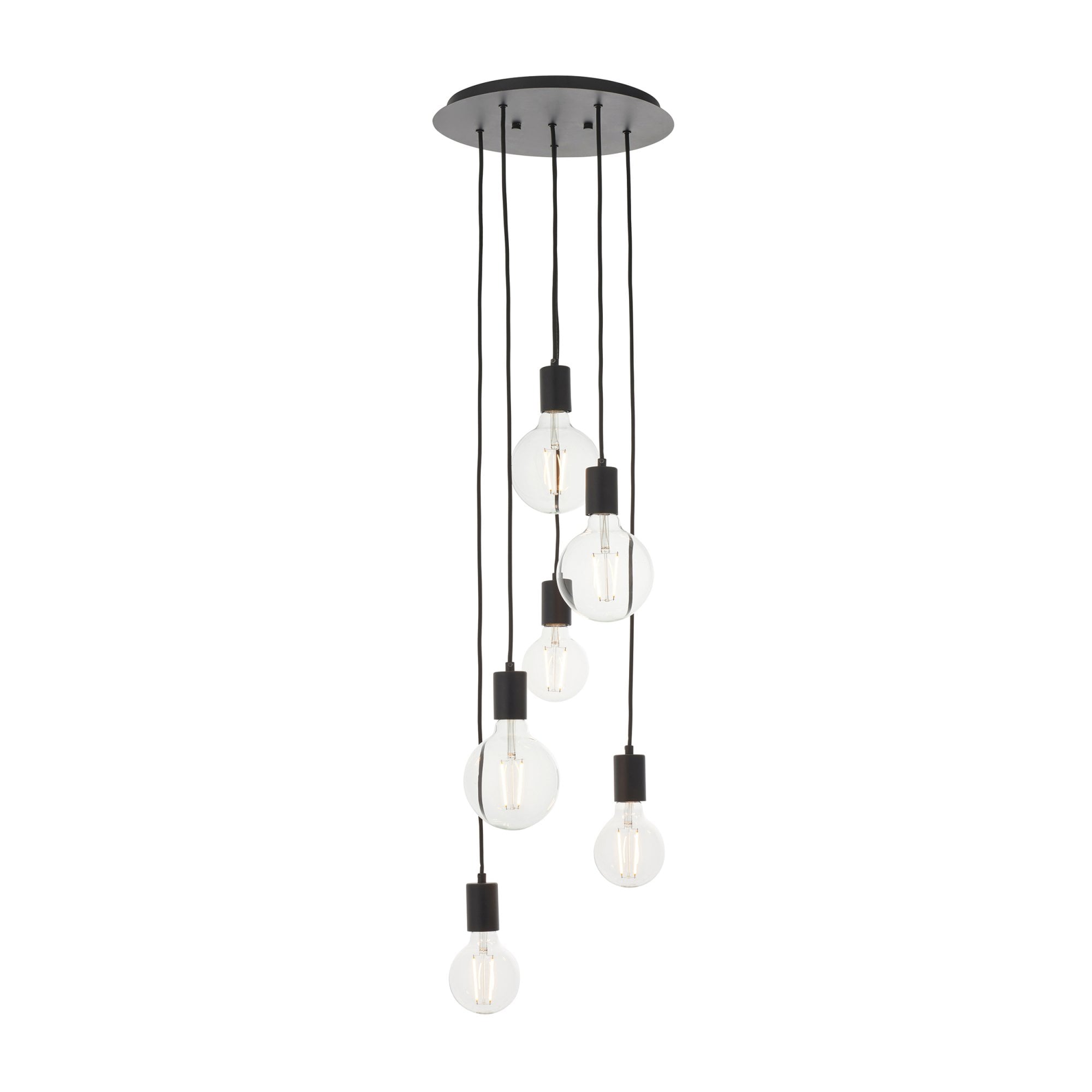 81535 Studio 6 Light Pendant Black