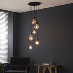 81535 Studio 6 Light Pendant Black