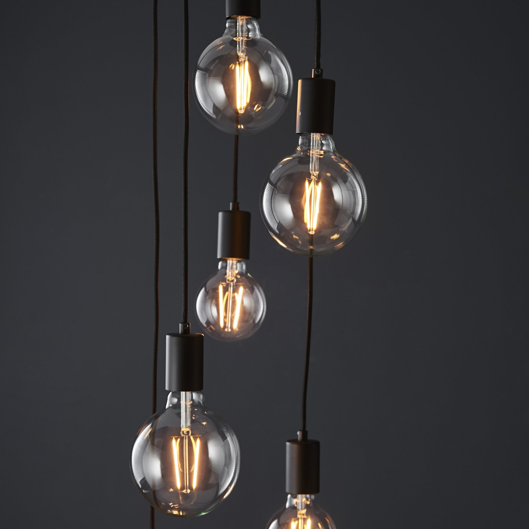 81535 Studio 6 Light Pendant Black