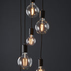 81535 Studio 6 Light Pendant Black (S)