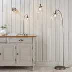 91738 Hansen 1 Light Pendant Silver Clear