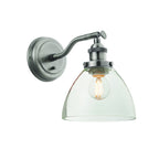 91739 Hansen 1 Light Wall Light Silver Clear