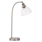 91740 Hansen 1 Light Table Lamp Silver Clear