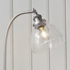 91740 Hansen 1 Light Table Lamp Silver Clear
