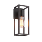 91993 Herbert 1 Light Outdoor Wall Light Black (S)