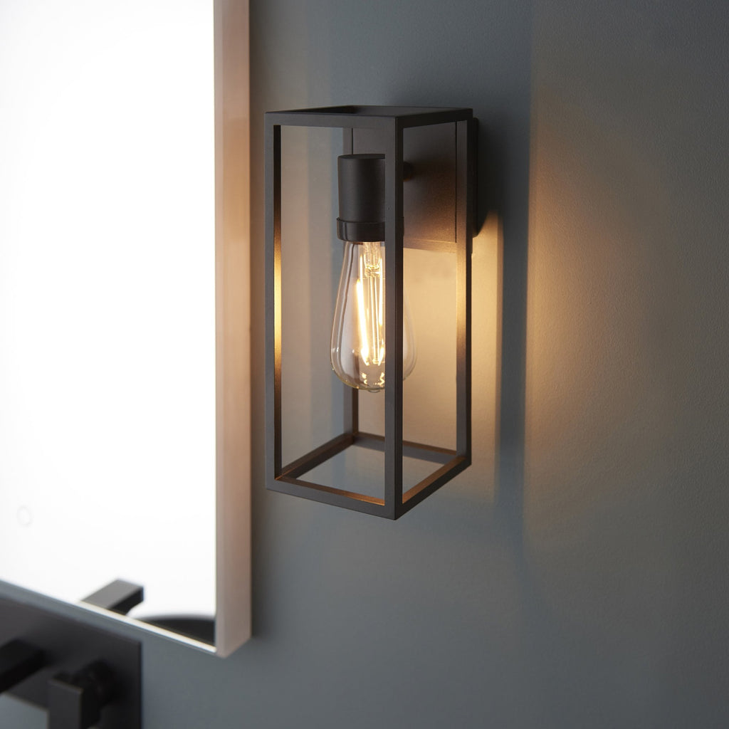 91993 Herbert 1 Light Outdoor Wall Light Black (S)