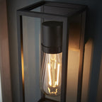 91993 Herbert 1 Light Outdoor Wall Light Black (S)