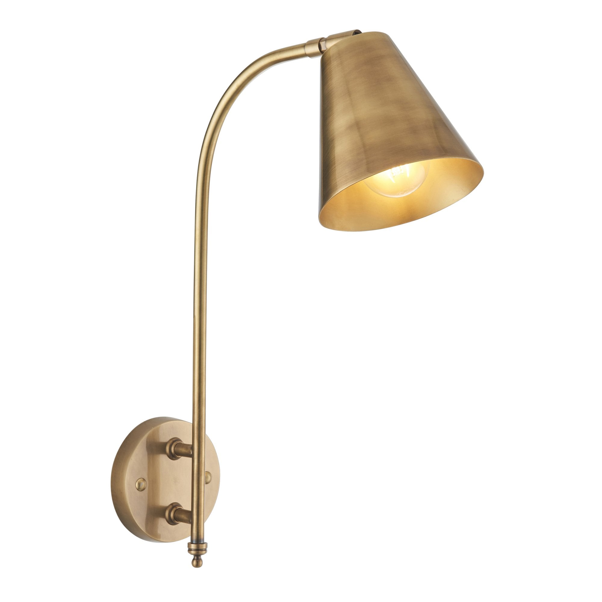 93144 Radha 1 Light Wall Light Brass
