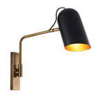 93145 Navren 1 Light Wall Light Brass Black