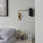93145 Navren 1 Light Wall Light Brass Black