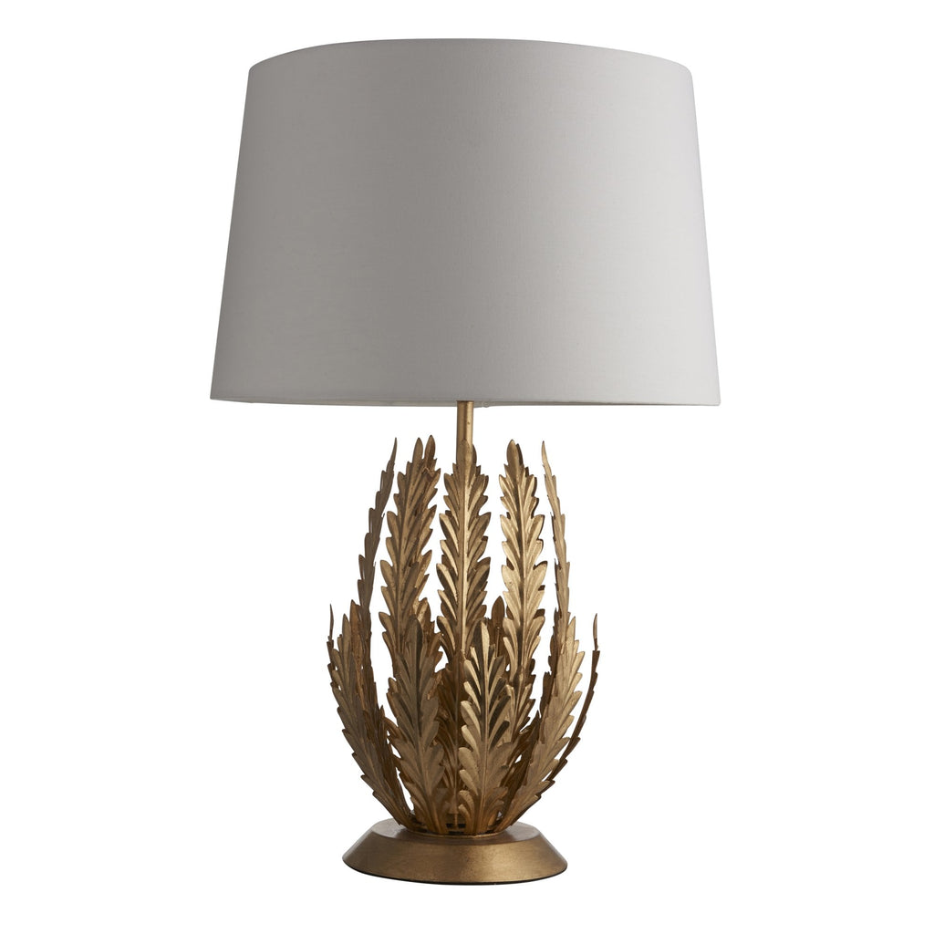 95037 Delphine 1 Light Table Lamp Gold Ivory