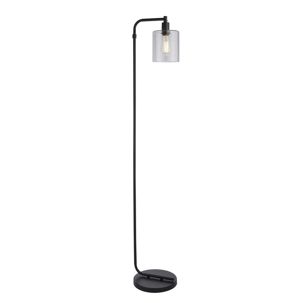 95456 Toledo 1 Light Floor Lamp Black Clear