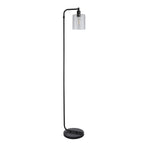 95456 Toledo 1 Light Floor Lamp Black Clear