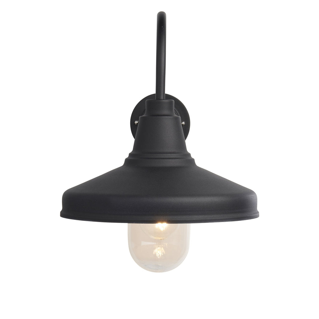 95899 Farmhouse 1 Light Outdoor Wall Light Black Clear