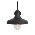 95899 Farmhouse 1 Light Outdoor Wall Light Black Clear