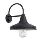 95899 Farmhouse 1 Light Outdoor Wall Light Black Clear