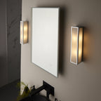 96137 Newham 2 Light Bathroom Wall Light Chrome Frosted