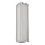 96137 Newham 2 Light Bathroom Wall Light Chrome Frosted