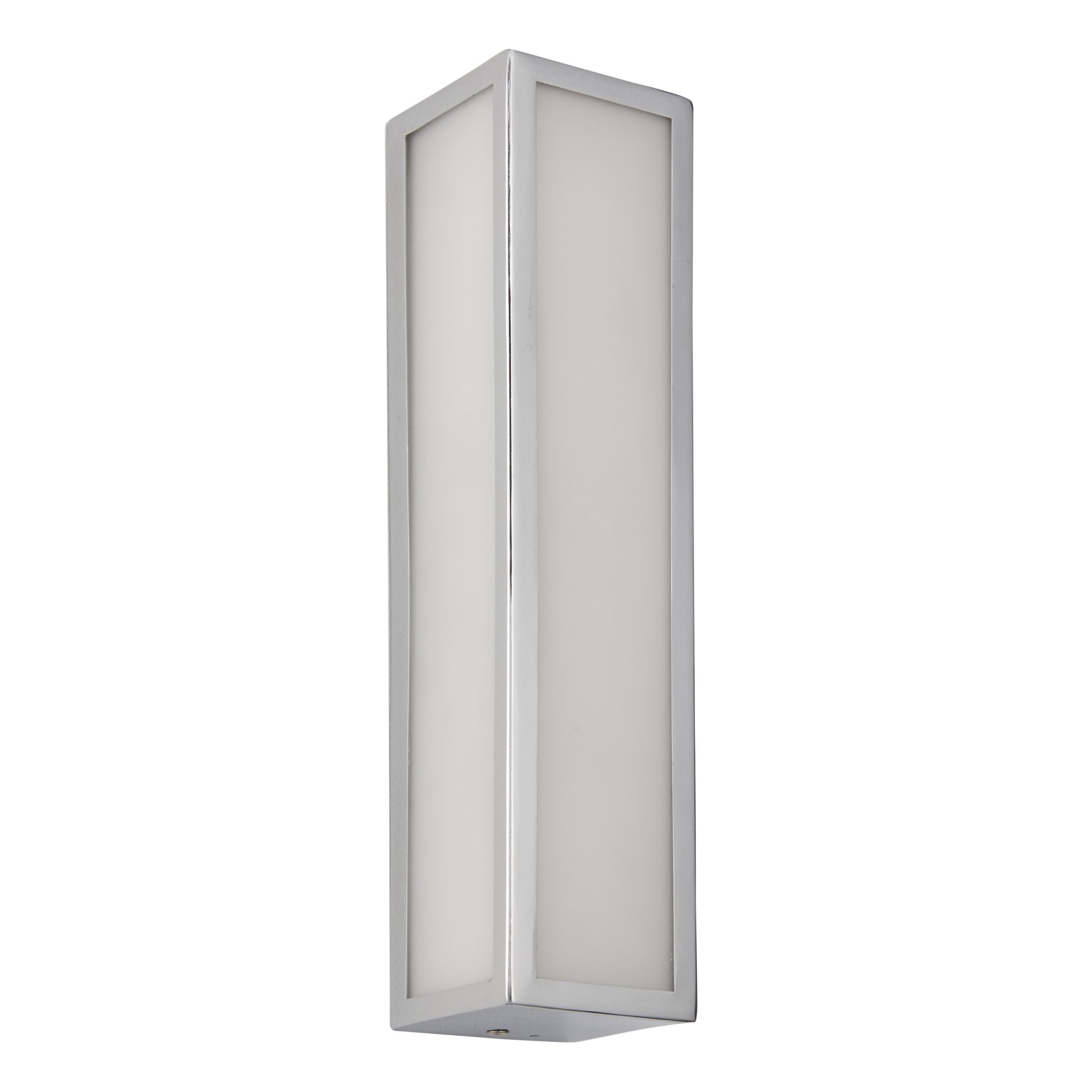 96137 Newham 2 Light Bathroom Wall Light Chrome Frosted