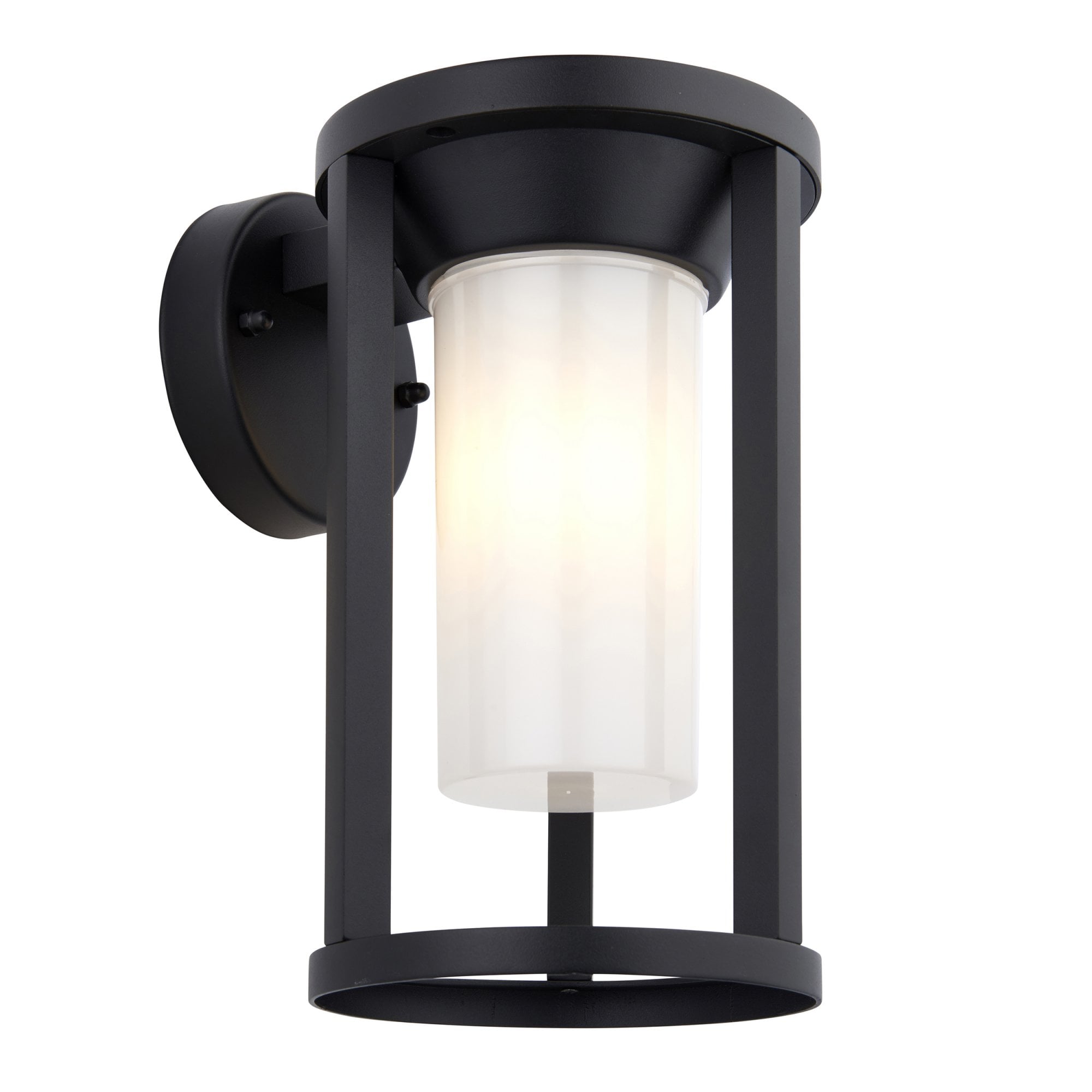 96916 Braden 1 Light Outdoor Wall Light Black White
