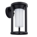 96916 Braden 1 Light Outdoor Wall Light Black White