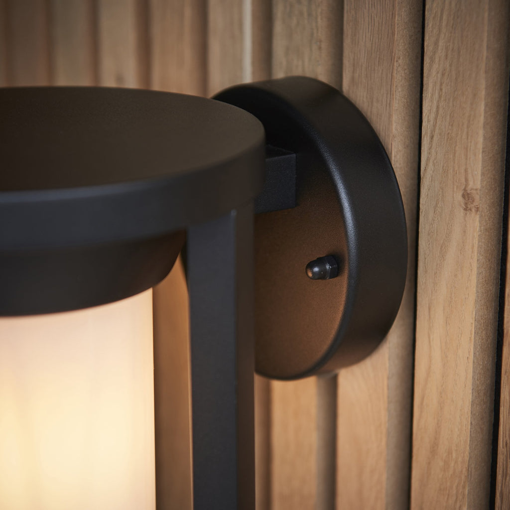 96916 Braden 1 Light Outdoor Wall Light Black White