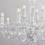 308-8-4CL Clarence 12 Light Pendant Acrylic Chrome