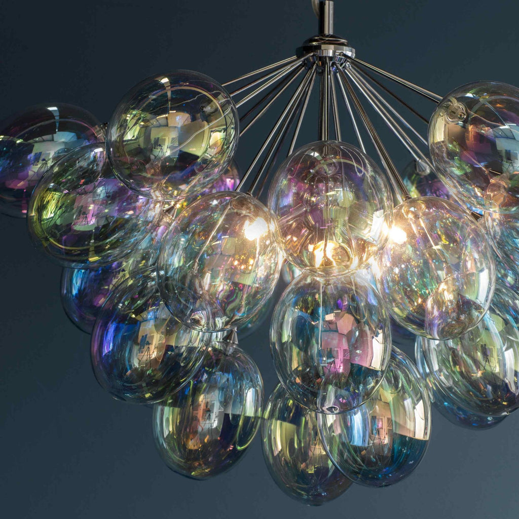 76450 Infinity 6 Light Pendant Chrome Glass